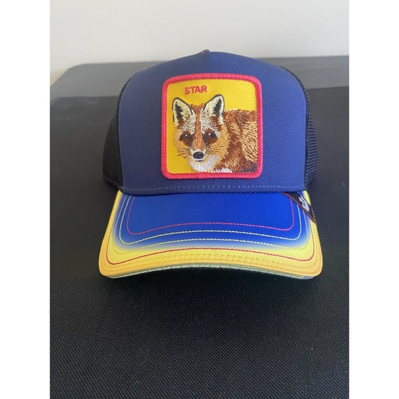 Goorin Bros. Corneria To Venom The Farm Cap Mens OS Navy Snapback Trucker Hat - Picture 1 of 4